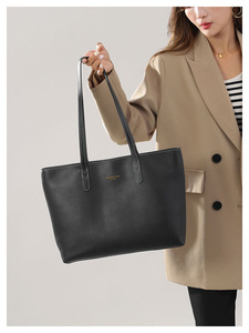 2025 sac fourre-tout simple marron de vente chaude transfrontalière, conception de grande capacité, sac à main de mode pour femmes - Product Image 2