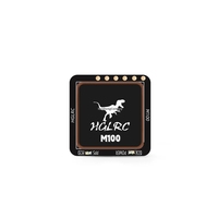 Module GPS Hglrc M100-5883 M10 avec boussole, antenne en céramique intégrée, écran LED 21x21mm pour avion RC FPV longue portée