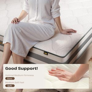 Cubrecolchón de Espuma Viscoelástica con Resortes Ensacados de Látex, Tamaño Individual, Matrimonial, Queen, King y Full, para Juegos de Muebles de Dormitorio y Hospitales - Product Image 3