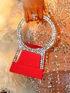 Bolso de noche de lujo para mujer Candy-Designer Wedding Tote Clutch Rhinestone Diamond Open Closure Chain New Luxury Collection - Product Image 3