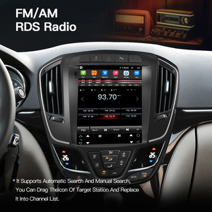 HFMidia Autoradio 9,7 pouces avec écran vertical, unité centrale multimédia vidéo Bluetooth pour Toyota Regal 2014-2018, lecteurs auto sans fil CarPlay - Product Image 6