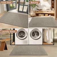 Tapis de porte de bienvenue intérieur très absorbant et tapis de porte antidérapant avant Dirt Trapper