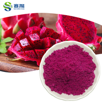 Poudre de fruit du dragon lyophilisée naturelle, poudre de pitaya rouge lyophilisée, poudre de fruit du dragon rouge déshydratée par congélation