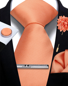 Conjunto de <span class=keywords><strong>Corbata</strong></span> Personalizada con Logotipo para Hombre, Conjuntos de <span class=keywords><strong>Corbata</strong></span> Multicolores, Corbatas Lisas Azul Cielo y Juego de Gemelos y Broches para Hombre - Product Image 3
