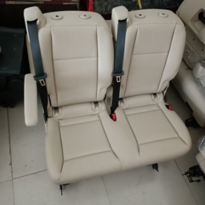 Siège banquette en cuir de luxe beige noir classique 2022, ajustement parfait pour <span class=keywords><strong>Mercedes</strong></span> Vito V Class <span class=keywords><strong>Sprinter</strong></span> <span class=keywords><strong>Van</strong></span> - Product Image 6