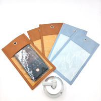 Nouvelle pochette de protection pour téléphone anti-caméra, en cuir PU, étanche, scellée, sans photographie, verrouillable