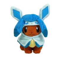 Peluche de Pokémon Eevee Transformable de 20 cm, Leafeon, Vaporeon, Flareon, Jolteon, Sun & Moon, Juguete de Peluche