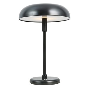 Lámpara de Mesa LED Moderna Minimalista con Base de Bombilla, Nueva Lámpara de Mesa Creativa de Hierro Forjado con Sombrero Negro para Dormitorio y Mesita de Noche, Diseño de Hongo - Product Image 6
