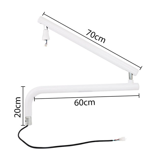 Customized Size Dental Adjustable Oral Operating Lamp Arm Dental Unit Mounted Ceiling Lamp Arm Dental Chair Accessories