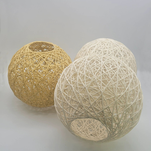 <span class=keywords><strong>Abat</strong></span>-<span class=keywords><strong>jour</strong></span> en forme de <span class=keywords><strong>boule</strong></span> Ma Qiu Teng, pour lustre, lampe de bureau, coque de lampe, <span class=keywords><strong>abat</strong></span>-<span class=keywords><strong>jour</strong></span> simple en osier tressé - Product Image 3