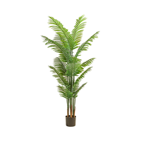 Réaliste 2.0m Décoration D'intérieur Artificielle Hawaii Palmier Plante Plantes Artificielles Faux arbre