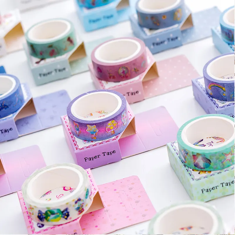 Custom Washi קלטת אריזת תיבת Diy קישוט מיסוך יפני Kwaii Washi קלטת