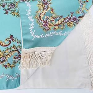Alfombra de imitación de seda de alta calidad con base de goma antideslizante, marca YASEEN, 70x110cm, bordado con diseño de jarrón, adecuada para - Product Image 1