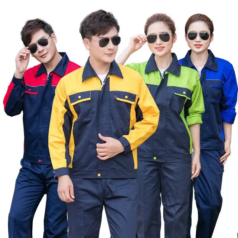 Мужские и женские комплекты одежды для работы, куртка и штаны, износостойкая рабочая одежда, униформа