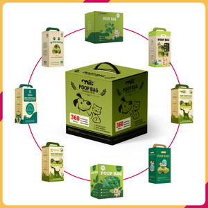 Sacs à déjections canines personnalisés OEM non parfumés ou parfumés à la lavande, biodégradables, 18 rouleaux, fournitures pour animaux de compagnie pour chiens, directement de l'usine - Product Image 4