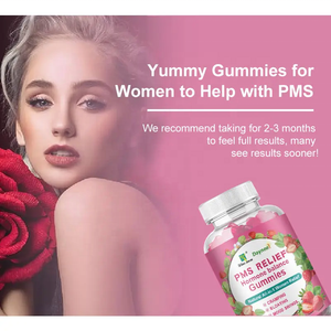 Hormona PMS Halance Gummy Natural Todo en 1 Mujer Alivio Calambres Cambios de humor Reglas menstruales Womb Detox Candy Menopause Gummies - Product Image 3