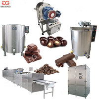 Machine automatique de fabrication de pâte de noisette au chocolat Machines de fabrication de dépôts Machine de fabrication de fèves de cacao en chocolat