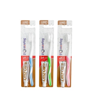 Ensemble de dentifrice de voyage pratique 8g brosse à dents blanchissante avec haleine fraîche et anti-carie ingrédient à base de plantes - Product Image 1