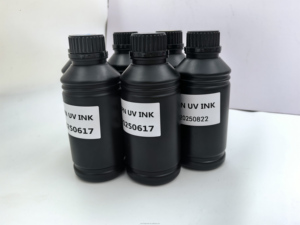 Encre et vernis UV universels à prix réduit, huile UV invisible à polymérisation LED UV pour l'impression sur verre, bois, plastique, compatible avec lampe de polymérisation UV - Product Image 1