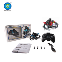 Nouveau point 2 dans 1 style Amphibie Véhicule 2.4G amphibie RC Flying moto et Drone