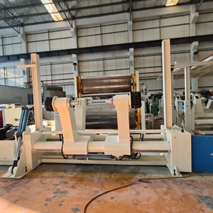 Sử dụng thủy lực shaftless Mill CuộN các tông sóng Robot Stacker carton shaftless kệ - Product Image 1