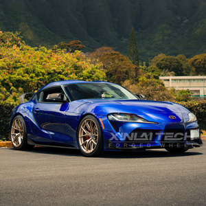 Rueda forjada personalizada monobloque de 1 pieza con acabado en bronce XL 5x5x120 112 5x114,3 17 18 19 20 21 22 pulgadas llantas de coche - Product Image 4