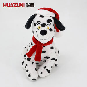 Tope de puerta navideño con diseño de perrito dalmático, de <span class=keywords><strong>tela</strong></span> de poliéster ecológica con peso, decoración para el hogar - Product Image 1