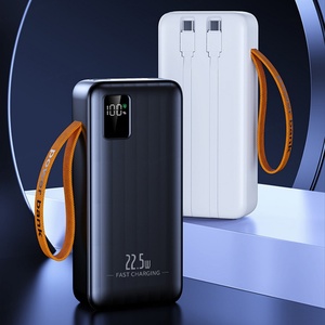 Station d'alimentation haute capacité 4 ports USB Type-C 30000 mAh avec chargeur PD22.5W, charge rapide, écran LED pour utilisation en extérieur - Product Image 5