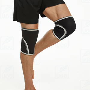 Protège-cuisse de musculation personnalisé UOO, marque OEM, manchon de genou en néoprène épais 7 mm - Product Image 6