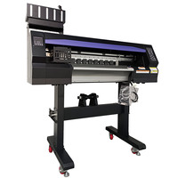 Printer Inkjet DTF US Stock Calca 24 inci (60cm) dengan Dual Printhead XP600, Transfer Film Panas Otomatis untuk Pencetakan Kaos