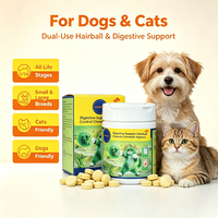 Comprimés anti-boules de poils Waylemo, compléments nutritionnels pour animaux de compagnie, herbe à chat naturelle pour chats, soutien immunitaire, vitamines et minéraux