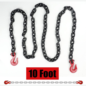Cadena de elevación soldada de zinc de alta resistencia G100, 6mm 8mm 10mm, cadena de elevación de acero de alta resistencia G80 G80 negra - Product Image 5