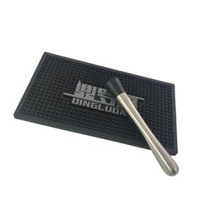 PVC Runner Counter <b>Mat</b> Custom Logo Non Slip Waterproof Spill Resistant For <b>Bar</b> Pub Cafe Drink Service Protection Pad - Product Image 1