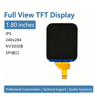 Modul Layar LCD TFT IPS 1,8 Inci Resolusi 240x284 Antarmuka SPI Sudut Pandang Penuh IC Driver NV3030B Jam Tangan Pintar Buatan Cina