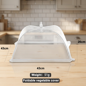 STELLAR PATH Pop-up Folding <b>Plastic</b> Eco-Friendly Mesh Food Tent Umbrella Covers for Outdoor Use - Product Image 2