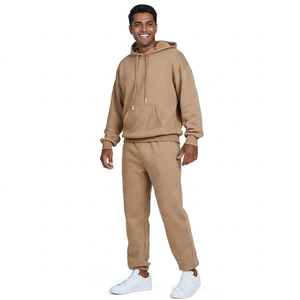 Trajes Deportivos de Invierno para Hombre 2026, Lavado Ácido, 100% Algodón, Ropa Deportiva Urbana, Tallas Grandes, Chándal Informal para Fitness - Product Image 1