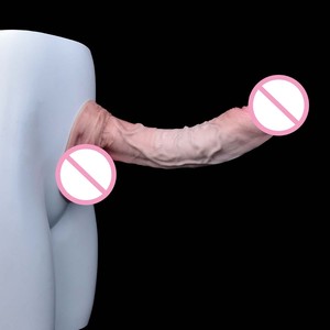 Stimulateur réaliste du point G, en silicone doux et sûr, godemiché à double ventouse, jouet pour adultes de grande taille pour usage avancé - Product Image 5
