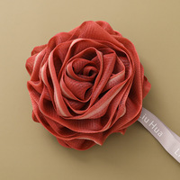 Éponge de bain à la rose 50g, exfoliant corporel, éponge de douche à moussage rapide, grande boule de douche douce, éponges en maille exfoliantes pour femmes et hommes