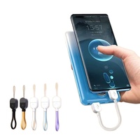Lanière portable courte 16cm PD 60w/20w USB-C de charge rapide vers câble type-c banque d'alimentation câble de chargeur court pour téléphone portable