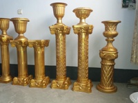 Colonnes romaines décoratives en plastique pour mariage, intérieur ou extérieur