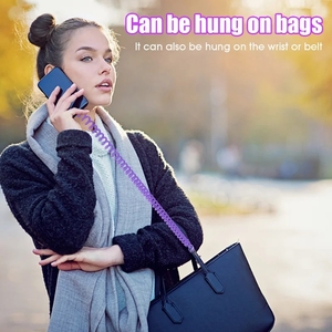 Kính thiên văn Chống Trộm mùa xuân dây buộc Gasket điện thoại di động an toàn Tether với thẻ phổ điện thoại quyến rũ chuỗi an ninh Dây đeo - Product Image 6