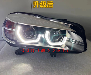 CZKOAUTO PHARE JOUR LUMIÈRE AVANT LAMPES POUR BMW F21 <span class=keywords><strong>2</strong></span> série 2014 2015 2015 HALOGÈNE LUMIÈRE MISE À JOUR AUX PHARES LED - Product Image 3