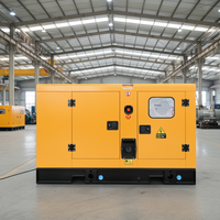 Générateur diesel sans balais à haute efficacité en cuivre pur 50 kW 60 KVA triphasé refroidi par eau 50Hz 60Hz Source d'alimentation silencieuse
