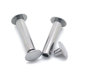 Remaches de Acero Inoxidable OEM de Fábrica, Cabeza Plana, Tipo Sólido, Acabado Pulido, Sin Rosca - Product Image 1