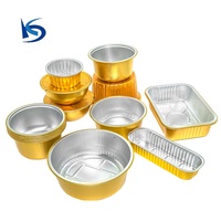 Barquettes personnalisées en aluminium de qualité alimentaire, écologiques, pour poutine et sauce, compatibles micro-ondes, pour frites au fromage canadien