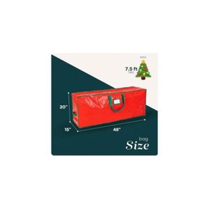 Bolsa de Almacenamiento para Árbol de Navidad, Venta al Por Mayor de Fábrica, Gran Capacidad, Asas Resistentes y Duraderas, Contenedor Impermeable - Product Image 4