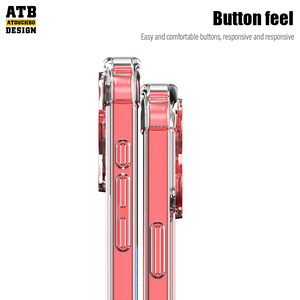 Funda Transparente para Teléfono ATB para <span class=keywords><strong>iPhone</strong></span> 16 <span class=keywords><strong>Pro</strong></span> <span class=keywords><strong>Max</strong></span> con Caja de Empaque, Funda Protectora de TPU Transparente a Prueba de Golpes - Product Image 2