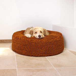 Großhandel High-Dimension Memory Foam Hunde bett Abnehmbare Polyester abdeckung Wasch bare Anti-Rutsch-Unterseite Benutzer definiertes rundes Bett für Hunde Katzen - Product Image 1