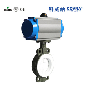 Direct Source Manufacturer Selling Pneumatic Fluoropolymer-Lined <b>Butterfly</b> <b>Valves</b> Single Double Action <b>Butterfly</b> <b>Valves</b> - Product Image 1