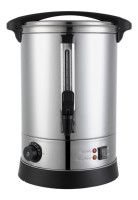 Cafetière commerciale 20L, urne de chaudière à café à double paroi avec ETL, 100 tasses de café électriques en acier inoxydable